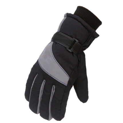 IDALL Ski Gloves Waterproof Gloves Winter Outdoor Men And Women Snow Skating Snowboarding Windproof Warm Ski Gloves Snow Gloves Winter Gloves W-Blue One Size Grey
