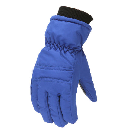 GXWEA Gloves For Kids Toddler Skis Kids Gloves Winter Gloves Thick Gloves Stretchy Warm Gloves Boys Girls 6-24 Months 7-12 Year AHA1 kids snow gloves Blue