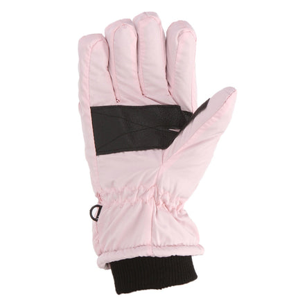 GXWEA Gloves For Kids Toddler Skis Kids Gloves Winter Gloves Thick Gloves Stretchy Warm Gloves Boys Girls 6-24 Months 4-8 Year AHA1 kids snow gloves Pink