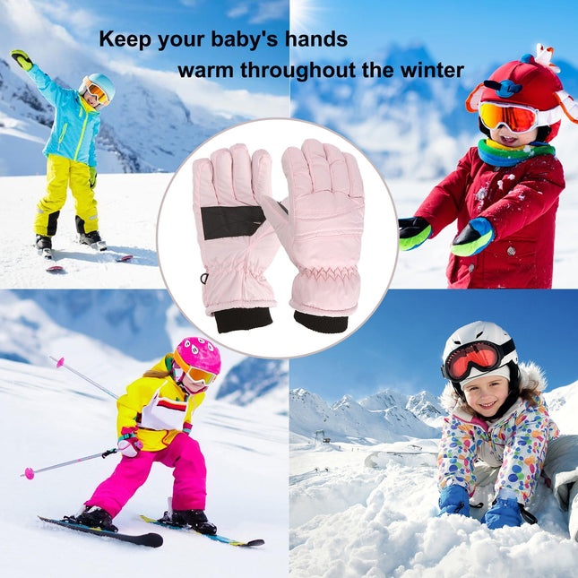 GXWEA Gloves For Kids Toddler Skis Kids Gloves Winter Thick Stretchy Warm – product detail