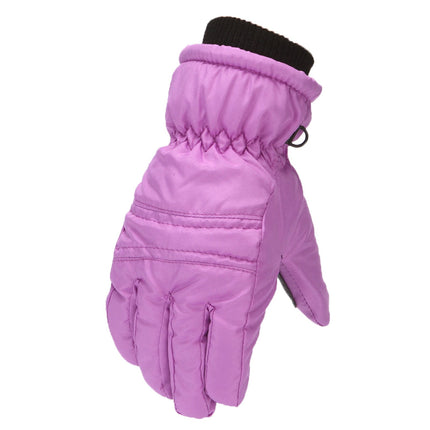 GXWEA Gloves For Kids Toddler Skis Kids Gloves Winter Gloves Thick Gloves Stretchy Warm Gloves Boys Girls 6-24 Months 4-8 Year AHA1 kids snow gloves Purple