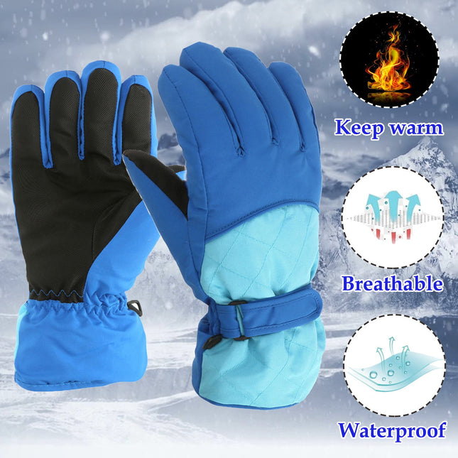 GXWEA Gloves For Kids Toddler Skis Kids Gloves Winter Thick Stretchy Warm – product detail