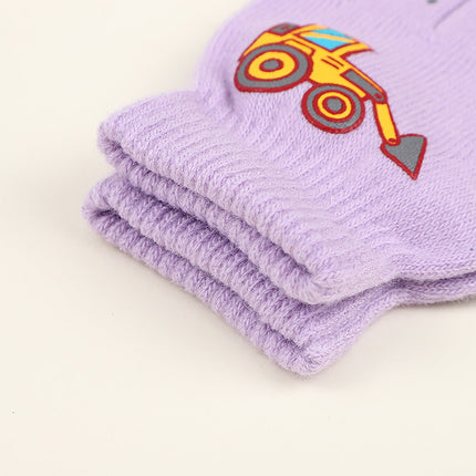 GXWEA Gloves For Kids Toddler Skis Kids Gloves Winter Gloves Thick Gloves Stretchy Warm Gloves Boys Girls 6-24 Months 5-12 years AHA4 kids snow gloves Purple