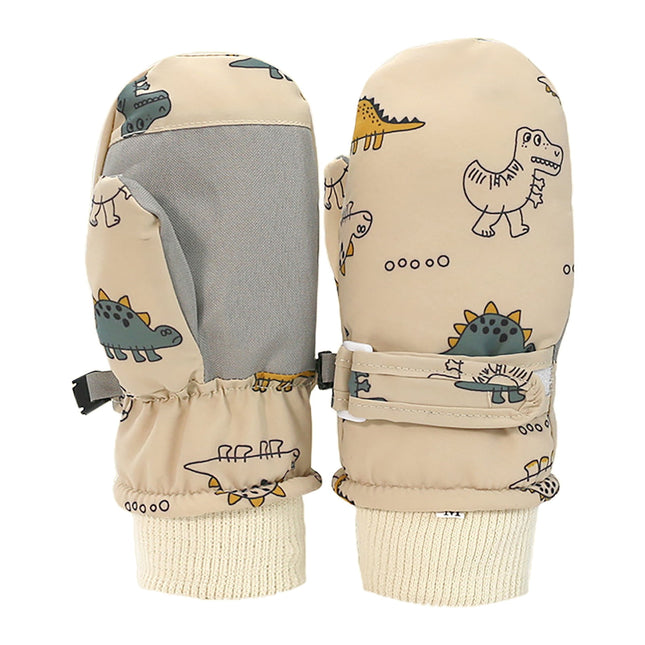 GXWEA Gloves For Kids Toddler Skis Kids Gloves Winter Thick Stretchy Warm V1189-LWWAL-20260325-00312
