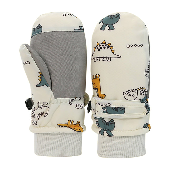 GXWEA Gloves For Kids Toddler Skis Kids Gloves Winter Thick Stretchy Warm V1189-LWWAL-20260325-00318