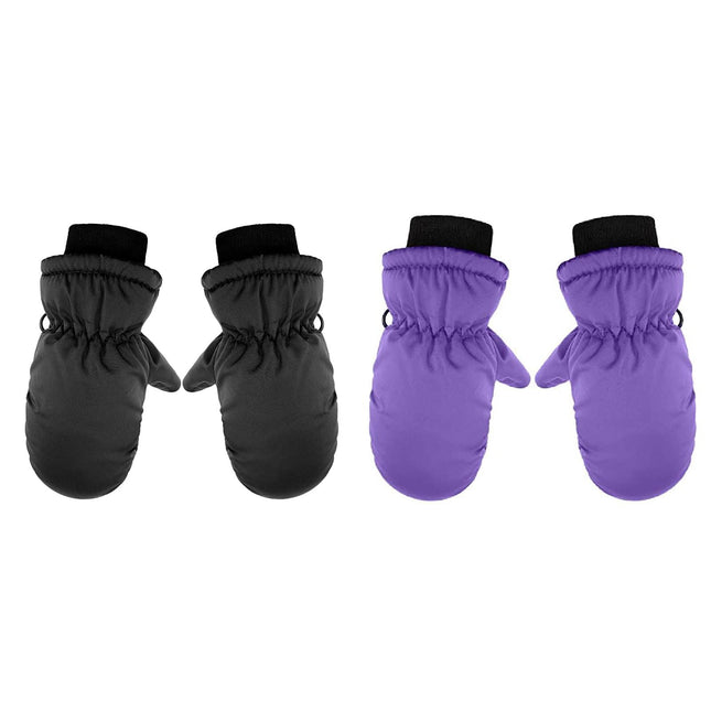 GXWEA Gloves For Kids Toddler Skis Kids Gloves Winter Thick Stretchy Warm V1189-LWWAL-20260325-00330