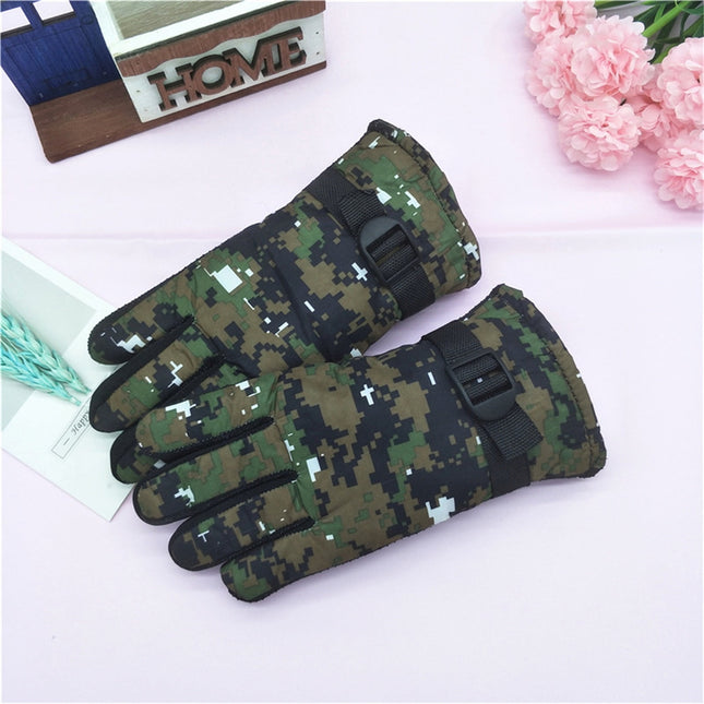 TAIAOJING Kids Winter Snow Ski Gloves Kids Winter Warm Windproof Cold Weather Outdoor Sports Gloves – product detail