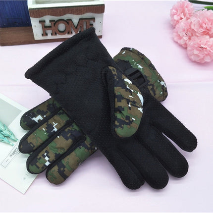 TAIAOJING Kids Winter Snow Ski Gloves Kids Winter Warm Windproof Cold Weather Outdoor Sports Gloves For Boys Girls Snow Gloves Ski Gloves One Size Yellow