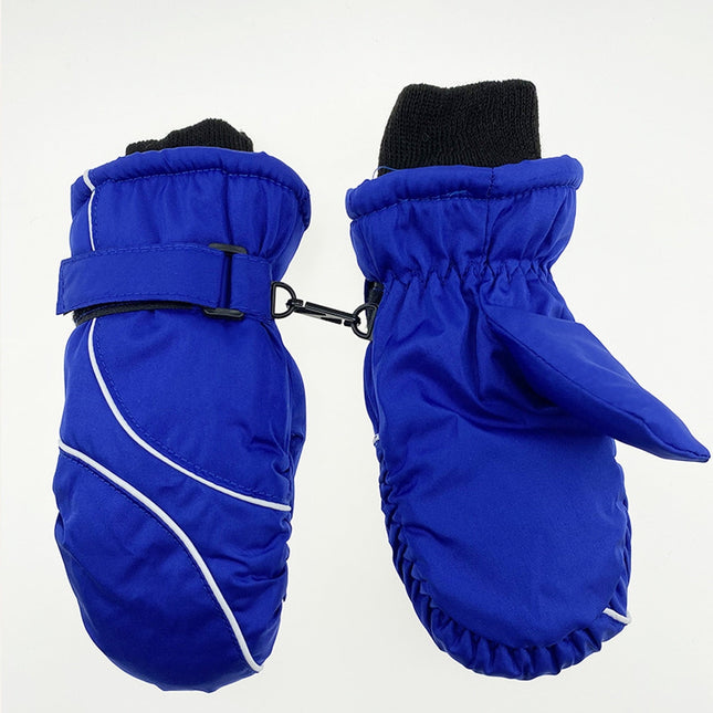 TAIAOJING Kids Winter Snow Ski Gloves Kids Winter Warm Windproof Cold Weather Outdoor Sports Gloves