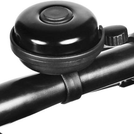 ZHUYING 2 pack Classic Bike Bell, Aluminum Bicycle Bell, Loud Crisp Clear Sound Bicycle Bike Bell for Adults Kids 2black