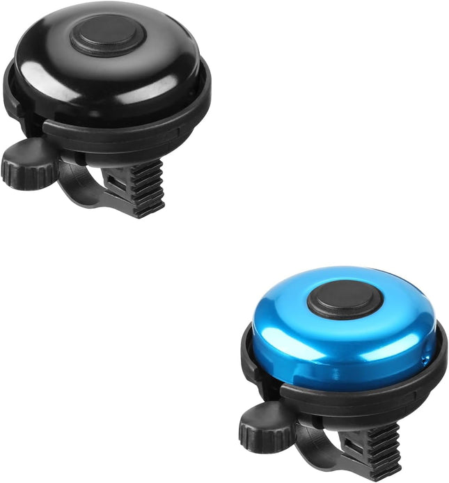 ZHUYING 2 pack Classic Bike Bell Aluminum Bicycle Bell Loud Crisp Clear Sound Bicycle Bike Bell for Adults