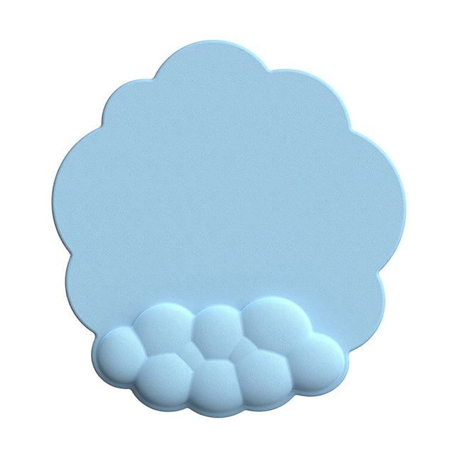 GHSOHS Ergonomic Mouse Pad with Wrist Support Cute Cloud Shape Wrist Pad Memory Cotton Keyboard