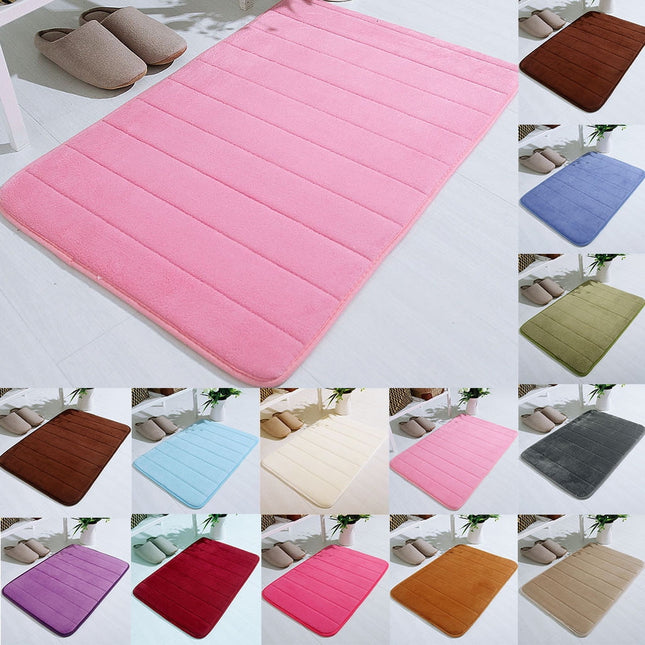 Tyidzon Soft Absorbent Bath Mat Non Slip Bathroom Rugs Quick Dry Washable Bathroom Rug for Home Bathroom