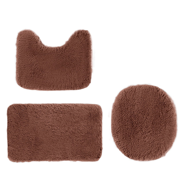 PALIFEUR Bathroom Rugs Sets Non-Slip Bath Mat Set 3 Piece Soft Comfortable Washable Bathroom Mat Set – product detail