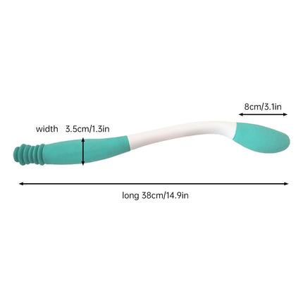 PALIFEUR Butt Wiper Tool, Long Reachs Comfortable Wipe Toilet Aid, Wipe Assist for Toileting for Pregnant Woman, Obese, Elderly, Disability Green