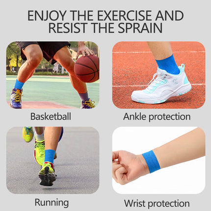 Tyidzon 3 Rolls Kinesiology Tape, 3 Colors 1 Inch x 14.8 Feet Athletic Tape, Elastic Muscle Tape, Sports Tape, Thumb, Finger, Wrist, Ankle, Knee Tape for Exercise and Daily Use Black