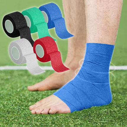 Tyidzon 3 Rolls Kinesiology Tape, 3 Colors 1 Inch x 14.8 Feet Athletic Tape, Elastic Muscle Tape, Sports Tape, Thumb, Finger, Wrist, Ankle, Knee Tape for Exercise and Daily Use White