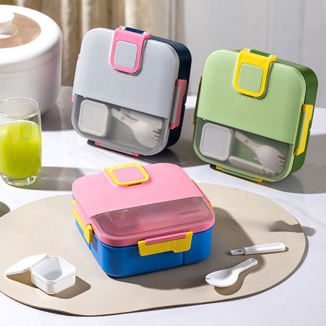 Xuniizn Bento Box Adult Lunch Box Containers for Adults Men Women Lunchable Food Container with in Pink