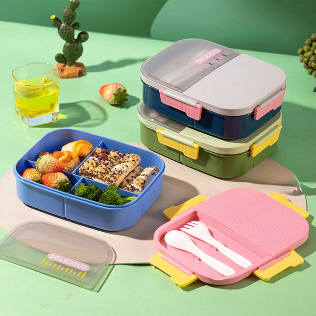 Xuniizn Bento Box Adult Lunch Box Containers for Adults Men Women Lunchable Food Container with in Pink