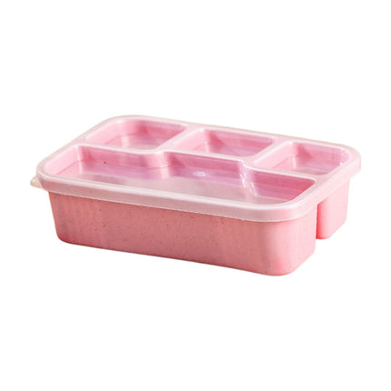 Xuniizn Bento Box Adult Lunch Box, Containers for Adults Men Women, Lunchable Food Container with Utensils, Sauce Jar, Muffin Liners, Microwave & Dishwasher Safe Pink#7