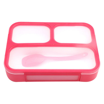 Xuniizn Bento Box Adult Lunch Box, Containers for Adults Men Women, Lunchable Food Container with Utensils, Sauce Jar, Muffin Liners, Microwave & Dishwasher Safe Red