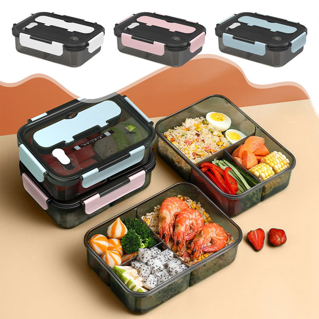 Xuniizn Bento Box Adult Lunch Box Containers for Adults Men Women Lunchable Food Container with in White
