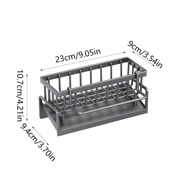 PALIFEUR Sponge Holder for Kitchen Sink Kitchen Sink Organizer Rustproof 304 Stainless Steel – product detail