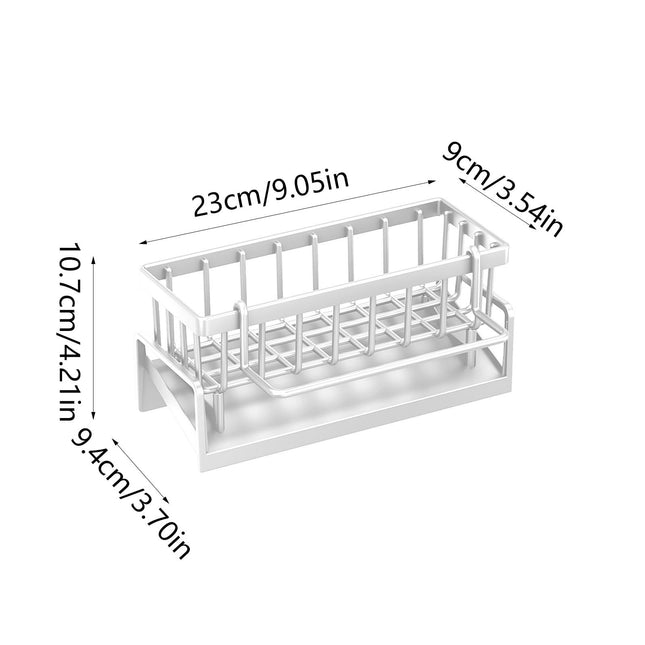PALIFEUR Sponge Holder for Kitchen Sink Kitchen Sink Organizer Rustproof 304 Stainless Steel – product detail
