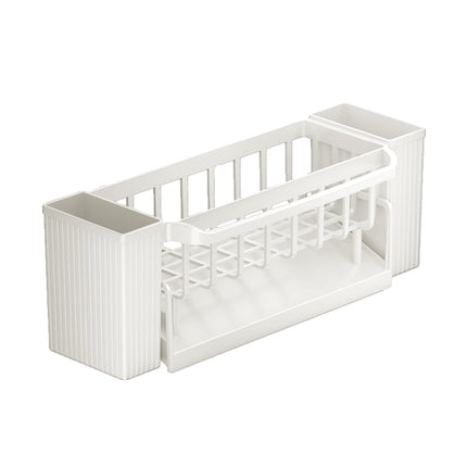 PALIFEUR Sponge Holder for Kitchen Sink, Kitchen Sink Organizer Rustproof 304 Stainless Steel Detachable Dishcloth Rack Sink Caddy, Kitchen Sponge Holder Bathroom Organizer Brush Holder Storage XC_#Beige