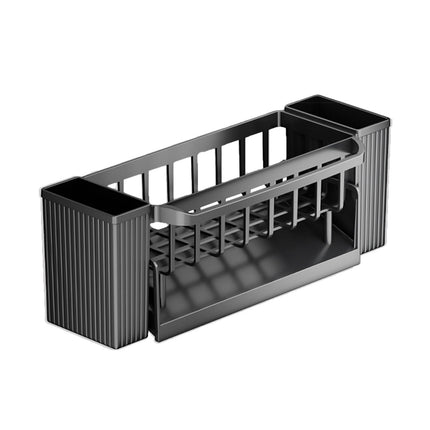 PALIFEUR Sponge Holder for Kitchen Sink, Kitchen Sink Organizer Rustproof 304 Stainless Steel Detachable Dishcloth Rack Sink Caddy, Kitchen Sponge Holder Bathroom Organizer Brush Holder Storage XC_#Gray