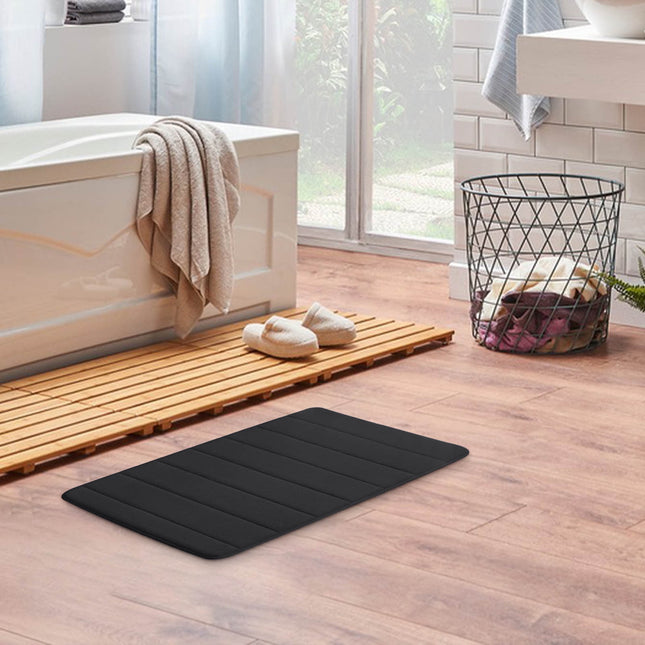 Memory Foam Bath Mat with Cobblestone Design Super Soft & Quick-Dry Bathroom Rugs Machine – product detail