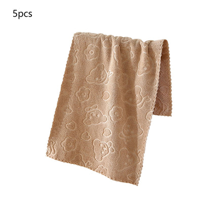 5Pcs Bathroom Hand Towels, 14x30" 600 GSM 100% Cotton - Ultra Soft & Highly Absorbent Face Towels, Hotel Spa Quality by PALIFEUR 01_Best Seller 2026_Premium Edition - 20% OFF_Coffee