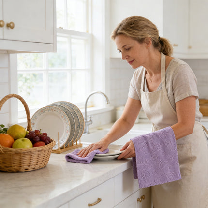 5Pcs Bathroom Hand Towels, 14x30" 600 GSM 100% Cotton - Ultra Soft & Highly Absorbent Face Towels, Hotel Spa Quality by PALIFEUR 04_Most Absorbent 2026_Quick Dry - 20% OFF_Purple