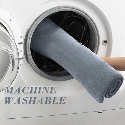 Under $5 Tyidzon Bathroom Rugs Solid Color Bath Mats 3 Set Bath Mats for bathroom Toilet Mats Universal Soft Comfortable Water Absorption Non-Slip Thick Machine Washable Easier to Dry BDark Gray 2