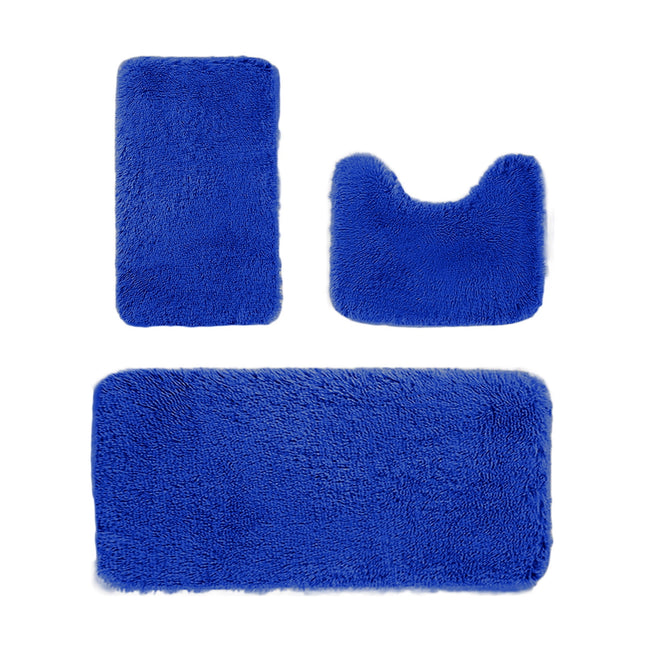 Under 5 Tyidzon Bathroom Rugs Solid Color Bath Mats 3 Set Bath Mats for bathroom – product detail