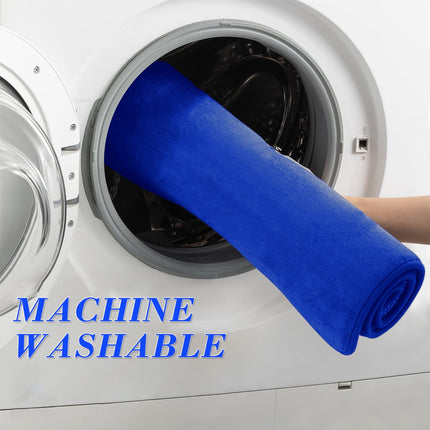 Under $5 Tyidzon Bathroom Rugs Solid Color Bath Mats 3 Set Bath Mats for bathroom Toilet Mats Universal Soft Comfortable Water Absorption Non-Slip Thick Machine Washable Easier to Dry Blue
