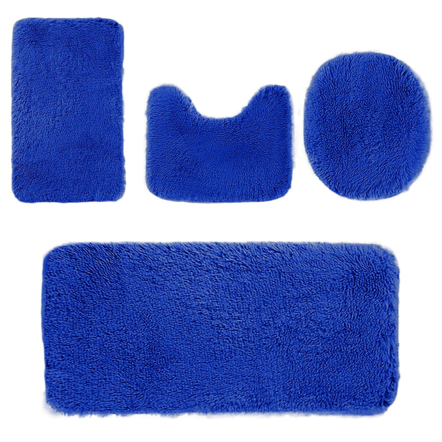 Under 5 Tyidzon Bathroom Rugs Solid Color Bath Mats 3 Set Bath Mats for bathroom – product detail