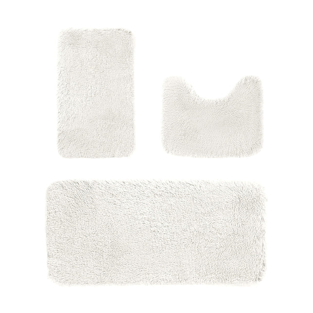 Under 5 Tyidzon Bathroom Rugs Solid Color Bath Mats 3 Set Bath Mats for bathroom – product detail