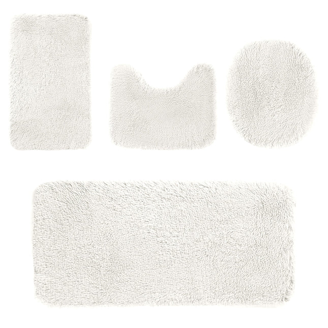 Under 5 Tyidzon Bathroom Rugs Solid Color Bath Mats 3 Set Bath Mats for bathroom – product detail