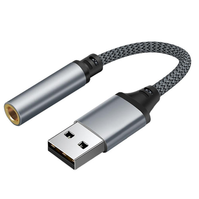 Wmool Usb To 3.5Mm Jack Audio Adapter External Sound Card Usb-A To Audio Jack V1189-LWWAL-20260325-01753