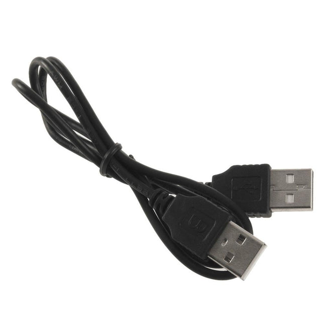 USB 2.0 Type A Male to USB A Male Sycn Data Charger Cable Cord 50cm Black F7V4 V1189-LWWAL-20260325-01773