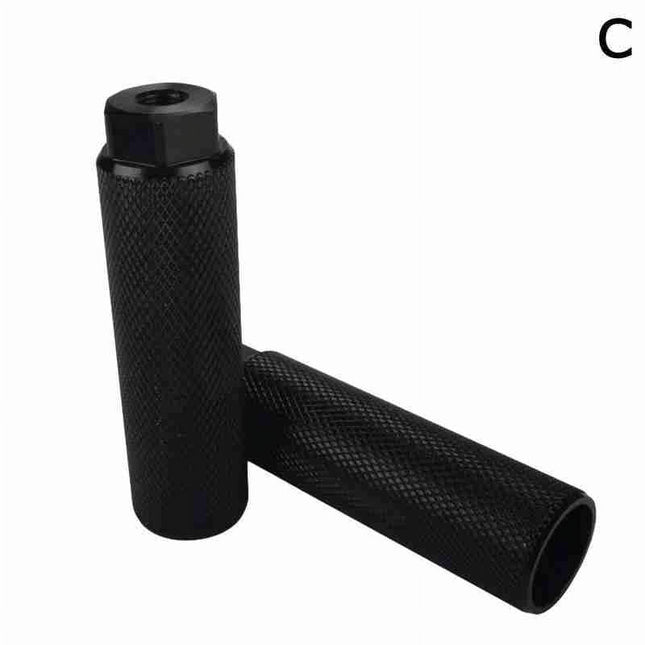 1 Pair MTB BMX Bike Alloy Foot Stunt Pegs Footrest V4V7 Cylinder Lever Grip K7E3