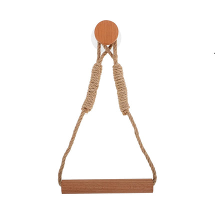 JWDX Rack Clearance, Unique Boho Toilet Paper Holder Hanging Tissue Holder for Bathroom Decorative Wood Paper Towel Rack Saving Over The Door Design Stylish Towel Holder for Bathroom As shown