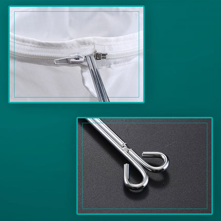 JWDX Strainers Clearance, 1Reusable Coffee Powder Tea Mesh Filter Bag with Stainless Handle Cotton Cloth Strainer As shown