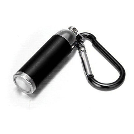 WQQZJJ Outdoor Fun Gifts Ultra Bright Mini LED Camping Flashlight Torch Keyring Portable KeyChain on Clearance Black