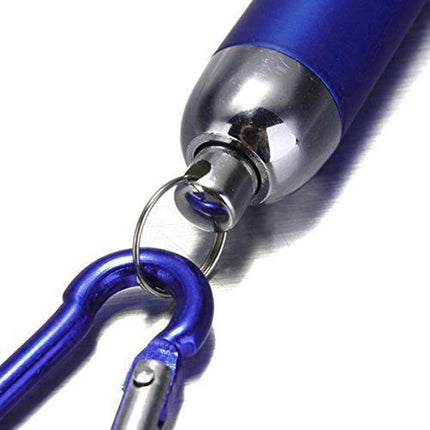 WQQZJJ Outdoor Fun Gifts Ultra Bright Mini LED Camping Flashlight Torch Keyring Portable KeyChain on Clearance Blue