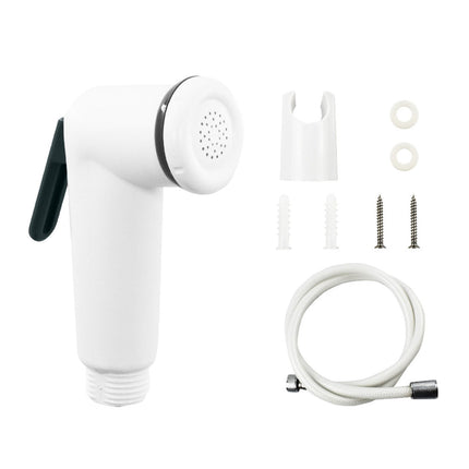 Sprayer with 4Ft Hose White Spray Gun JWDX, Spray Gun Set Multi Functional Bathroom Pressure Booster Spray Set High Pressure Rinse & Feminine Wash Nozzle Faucet Companion One Size White