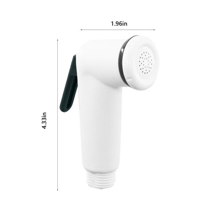 Sprayer with 4Ft Hose White Spray Gun JWDX, Spray Gun Set Multi Functional Bathroom Pressure Booster Spray Set High Pressure Rinse & Feminine Wash Nozzle Faucet Companion One Size White