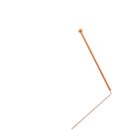 Metal Detector Wand JWDX, 1 Pair of Probe Rods High Precision Pure Copper xunlong Ruler Detection Rod Telescopic Antenna Energy Locator Double Supported Water Detection Artifact One Size Yellow