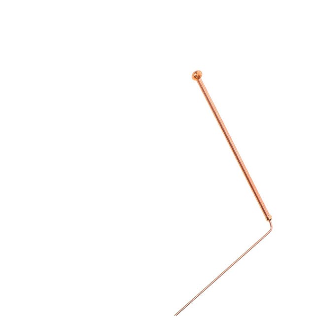 Metal Detector Wand JWDX, 1 Pair of Probe Rods High Precision Pure Copper xunlong Ruler Detection Rod Telescopic Antenna Energy Locator Double Supported Water Detection Artifact One Size Yellow